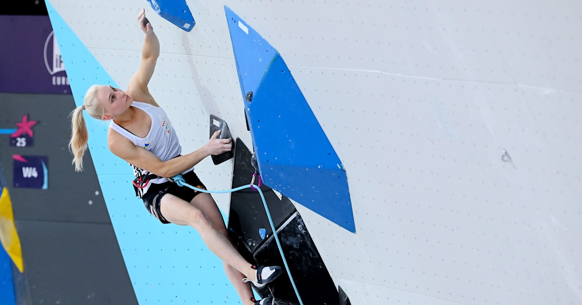 IFSC Sport Climbing World Cup Koper 2023 Janja Garnbret and Anraku