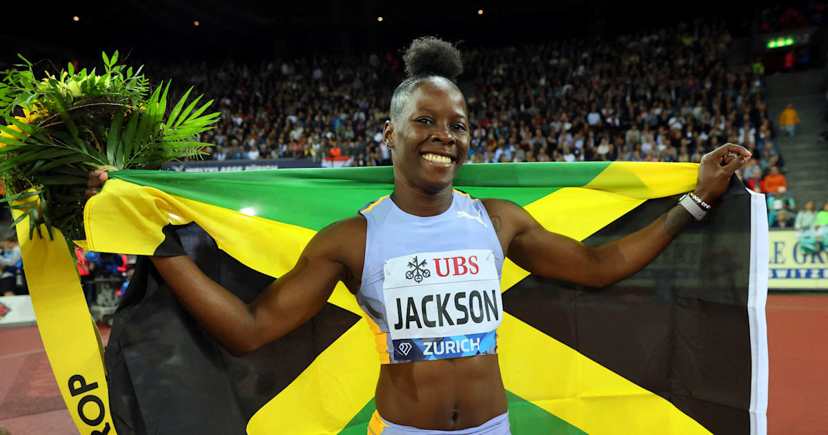 Diamond League Final in Eugene 2023 Shericka Jackson wins 100m title