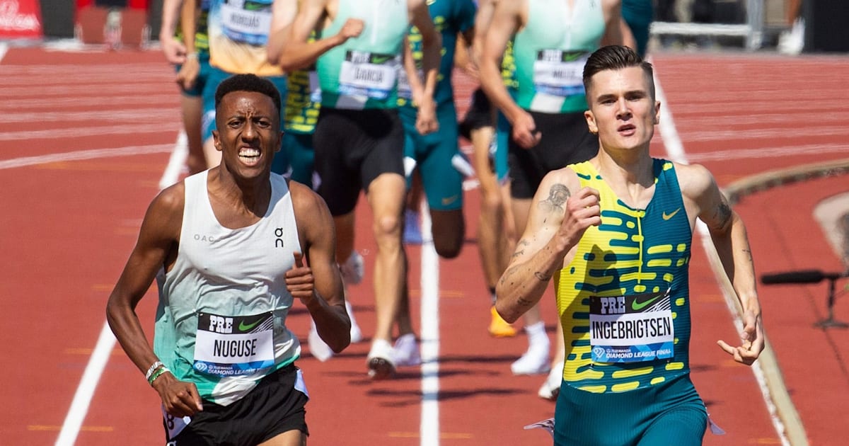 Diamond League Final in Eugene 2023 Jakob Ingebrigtsen clocks third