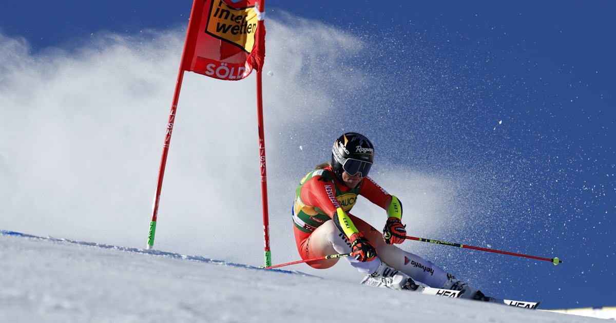 Alpine Skiing World Cup 2023/2024 Lara GutBehrami wins women's giant