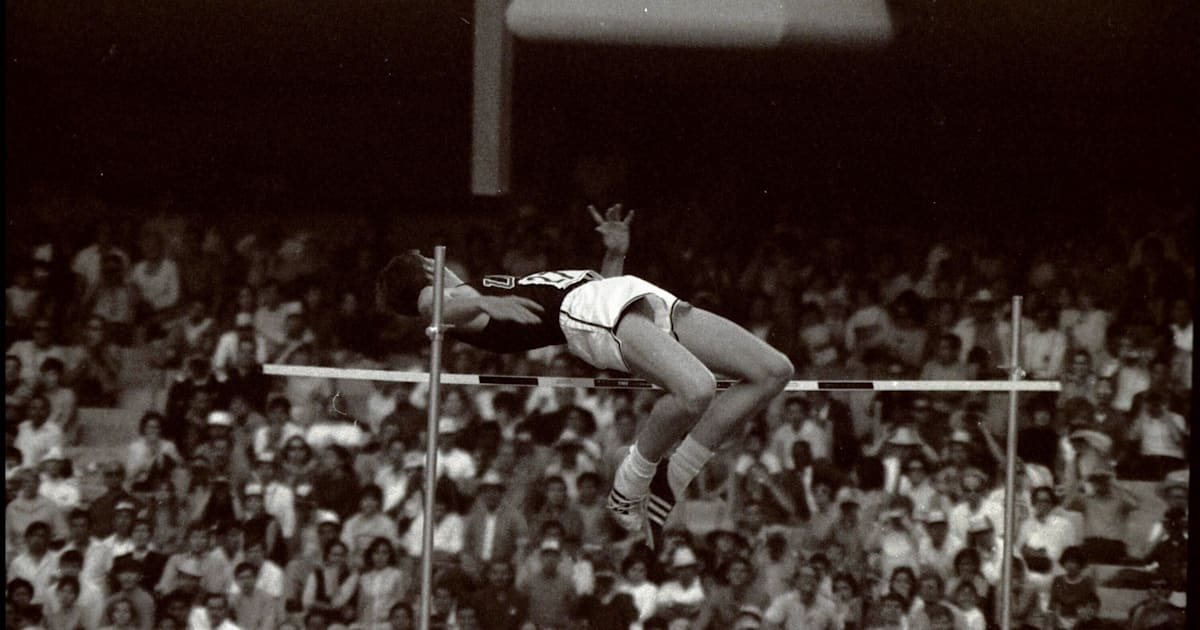 'Fosbury Flop' high jump pioneer Dick Fosbury, Olympic champion in 1968 ...