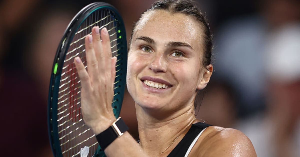 26-letnia  182 cm wzrostu Aryna Sabalenka na zdjęciu z 2024" 