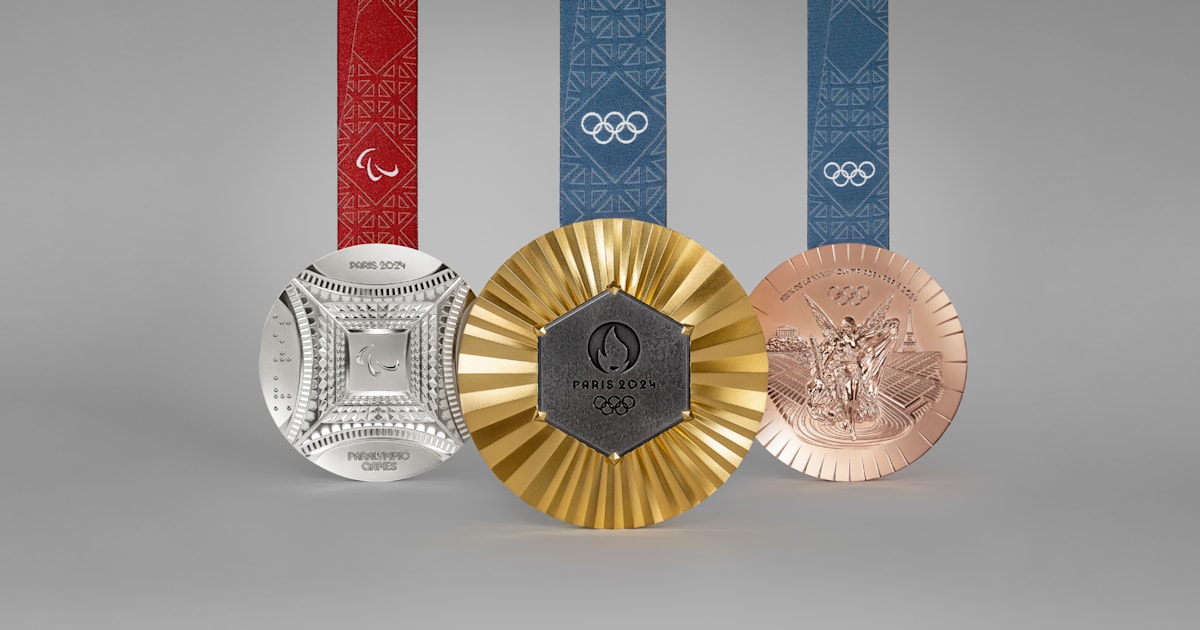 París 2024: las medallas olímpicas y paralímpicas, presentadas