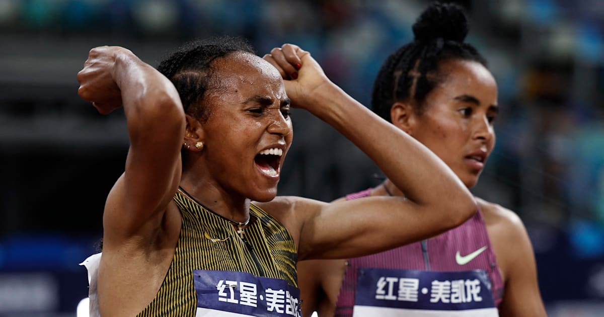 Xiamen Diamond League 2024 Gudaf Tsegay, Jasmine CamachoQuinn and