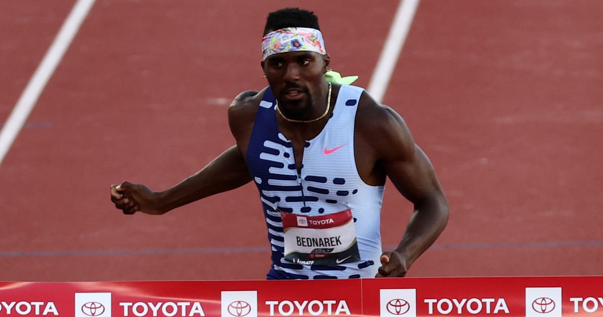 Kenny Bednarek claims victory in 100m while Katzberg, Moraa, Lindsey, and Ndori achieve world-leading performances