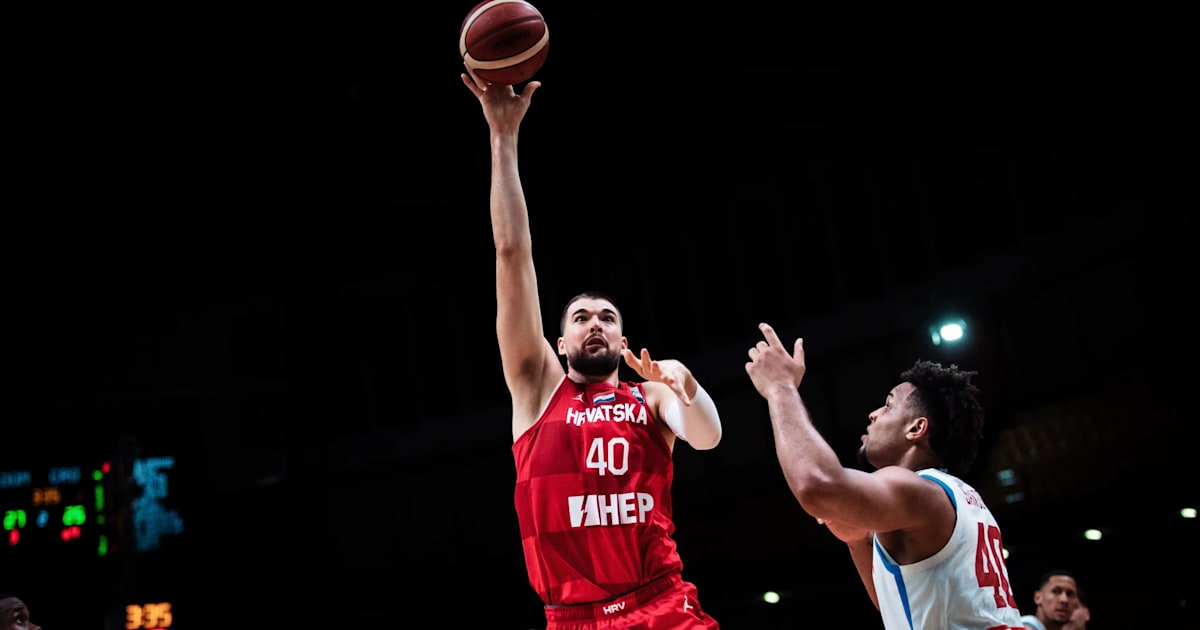 Croatia basketball stars Ivica Zubac & Dario Saric ready for FIBA Olympic Qualifying Tournament final against Greece