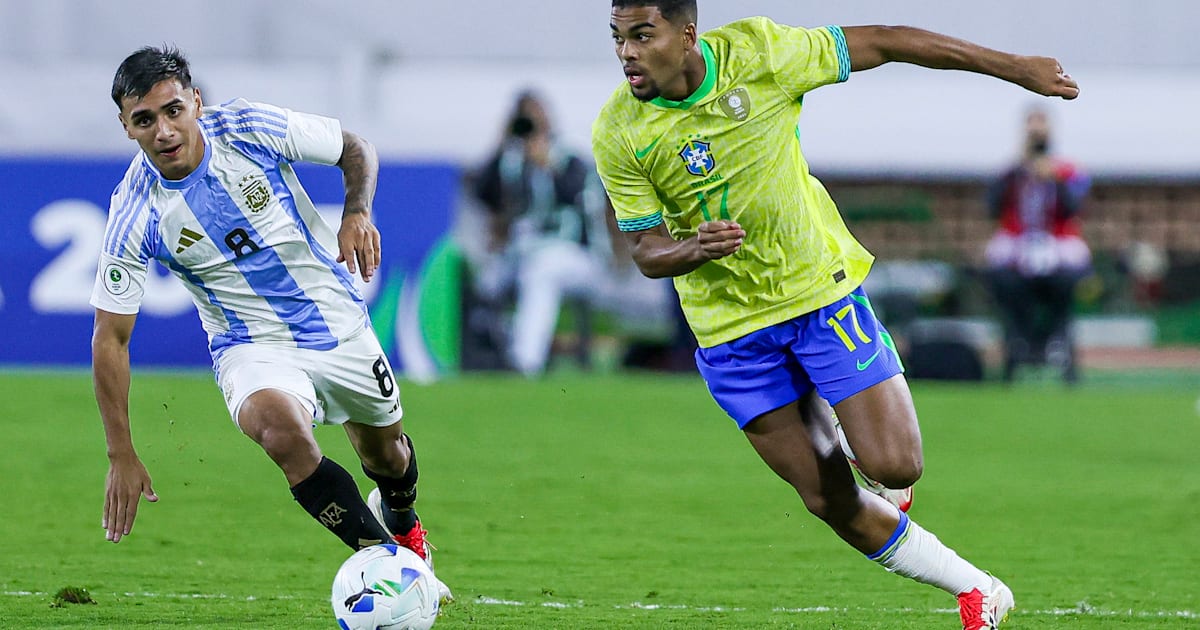 Brasil empata com a Argentina e definição do título do Sul-Americano Sub-20 de Futebol Masculino 2025 fica para a última rodada