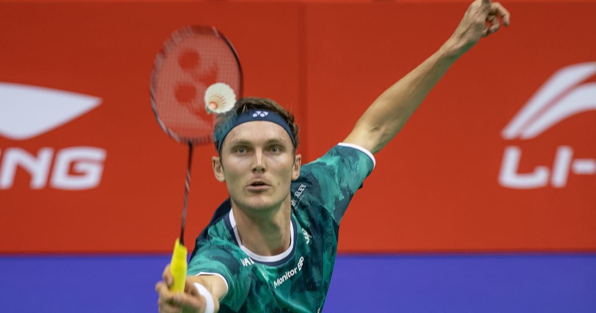 2025 BWF German Open final: Viktor Axelsen holds off Loh Kean Yew to claim second title of year
