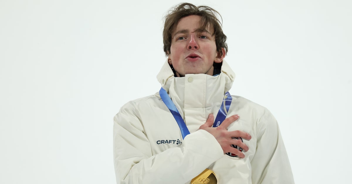 ノルウェーのトールモド・フロスタが最後の試技を成功させ、フリー
