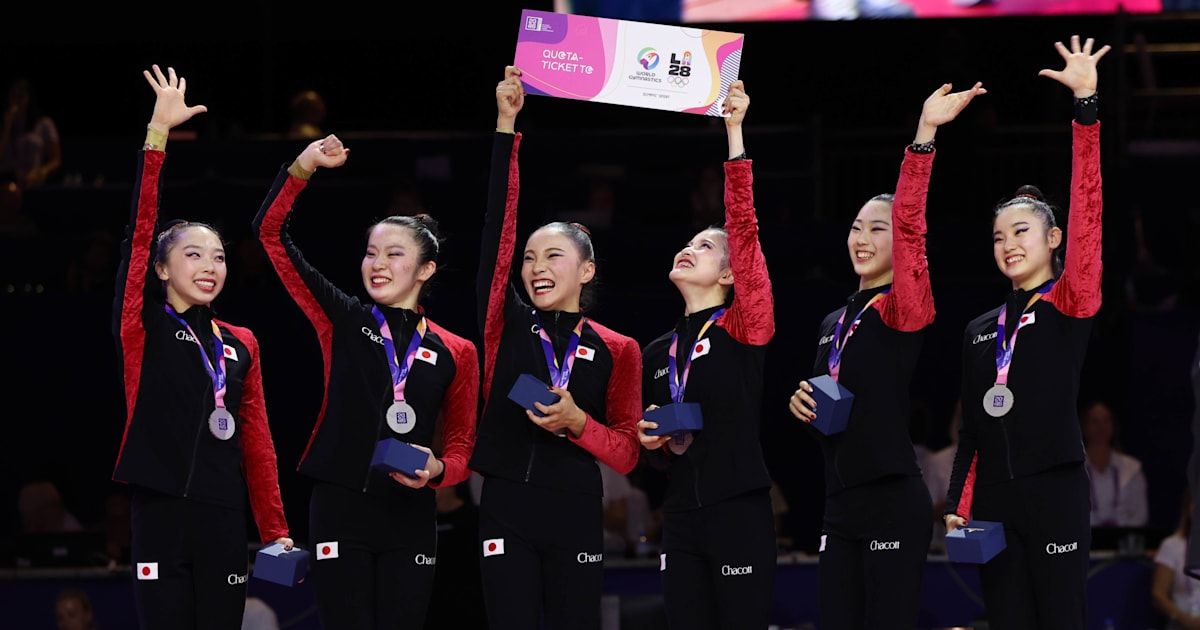 新体操日本、ロサンゼルス2028出場枠獲得 2大会ぶりのオリンピックへ