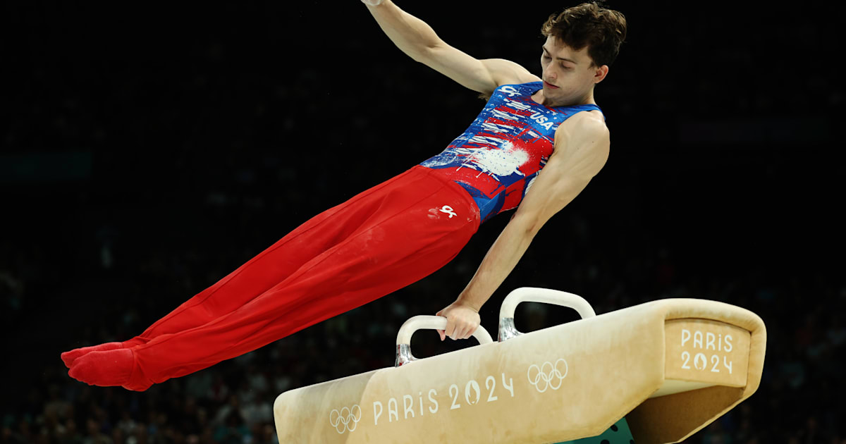 Artistic Gymnastics -M Team Final | Stephen Nedoroscik Pommel Horse ...