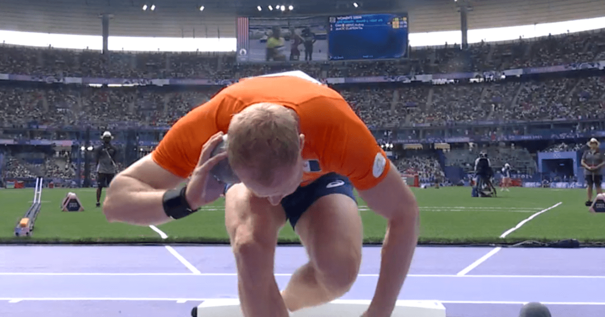 Decathlon lancio del peso Gruppo B Atletica leggera Giochi olimpici