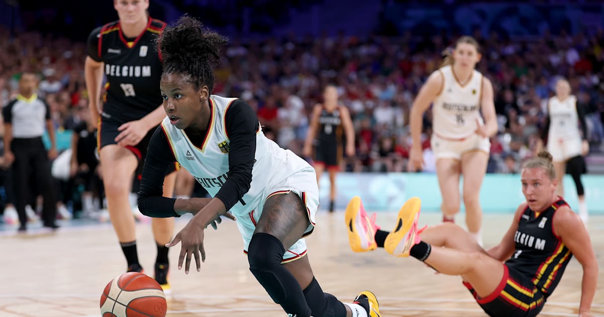 Damen Gruppenphase GER BEL Basketball Olympische Spiele Paris 2024