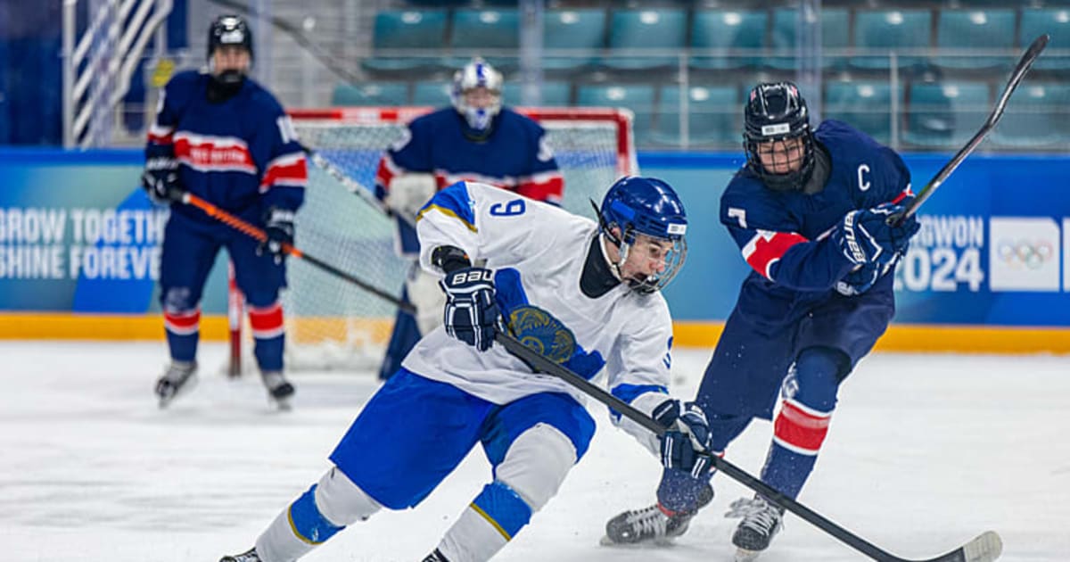 Men's 3 on 3 Tournament KAZ GBR Ice Hockey Highlights Winter