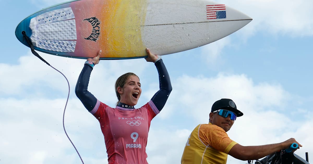 Damen Finale Surfen Olympische Spiele Paris 2024