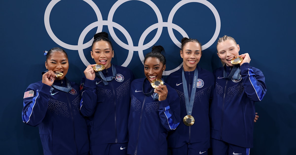US women’s gymnastics team advances to final with highest score – NBC10 ...