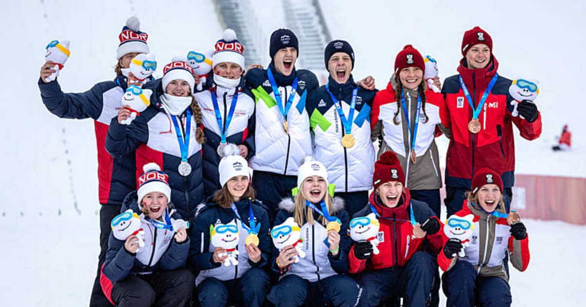 Mixed Team Ski Jumping Highlights Winter Youth Olympic Games