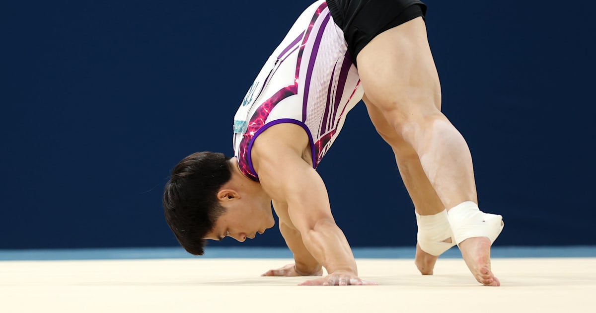 Men's Floor Exercise Final Artistic Gymnastics Olympic Games Paris 2024