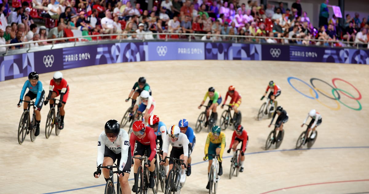 Finales de ómnium (F) Ciclismo en pista Juegos Olímpicos París 2024