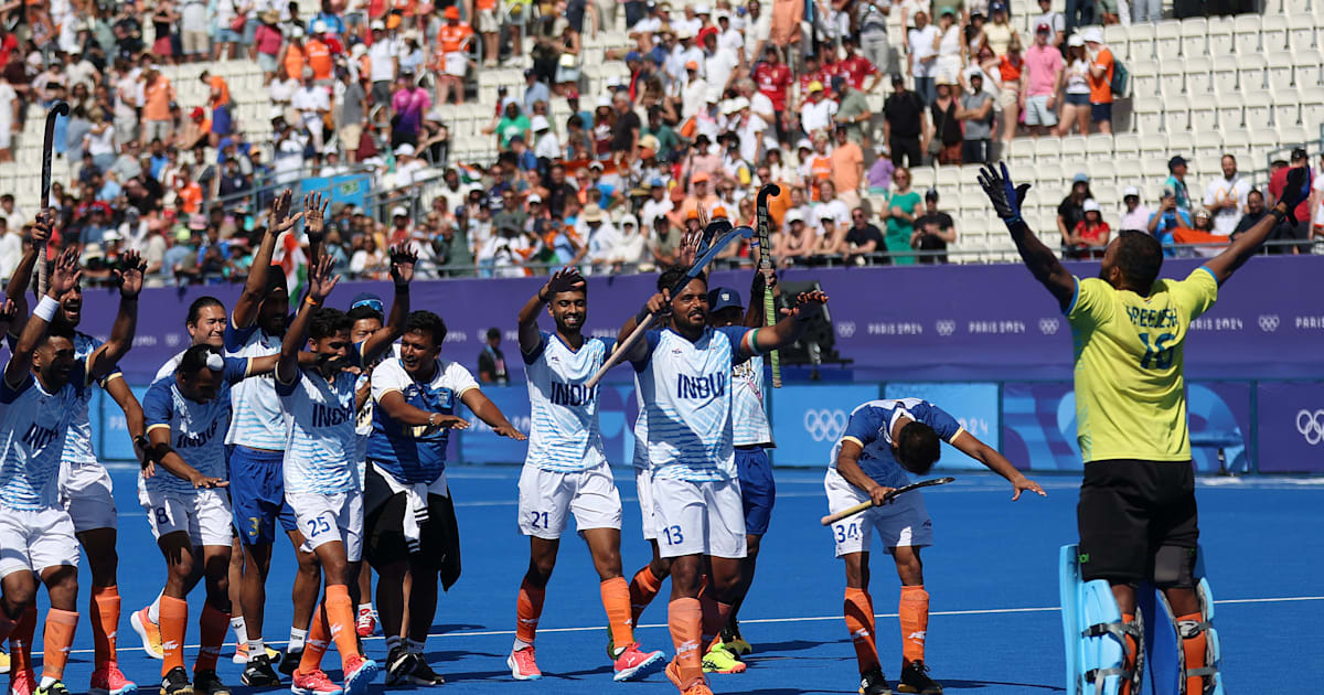 IND vs. ESP Herren Spiel um Platz 3 Hockey Olympische Spiele