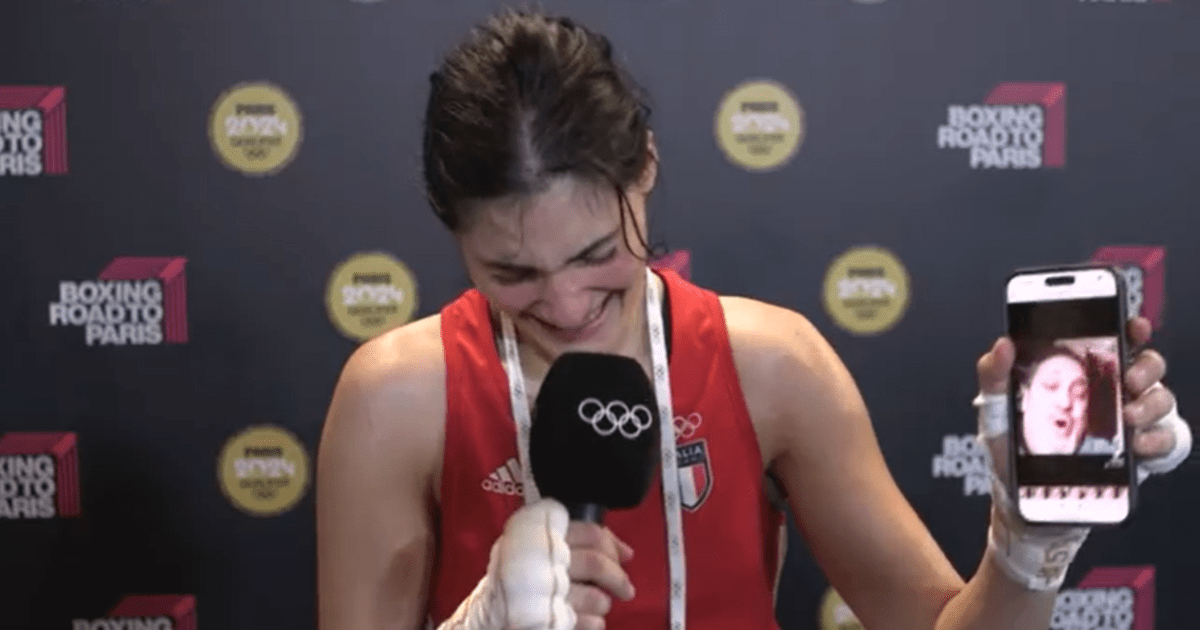 "Just for my father!" The emotional reaction of boxer Angela Carini