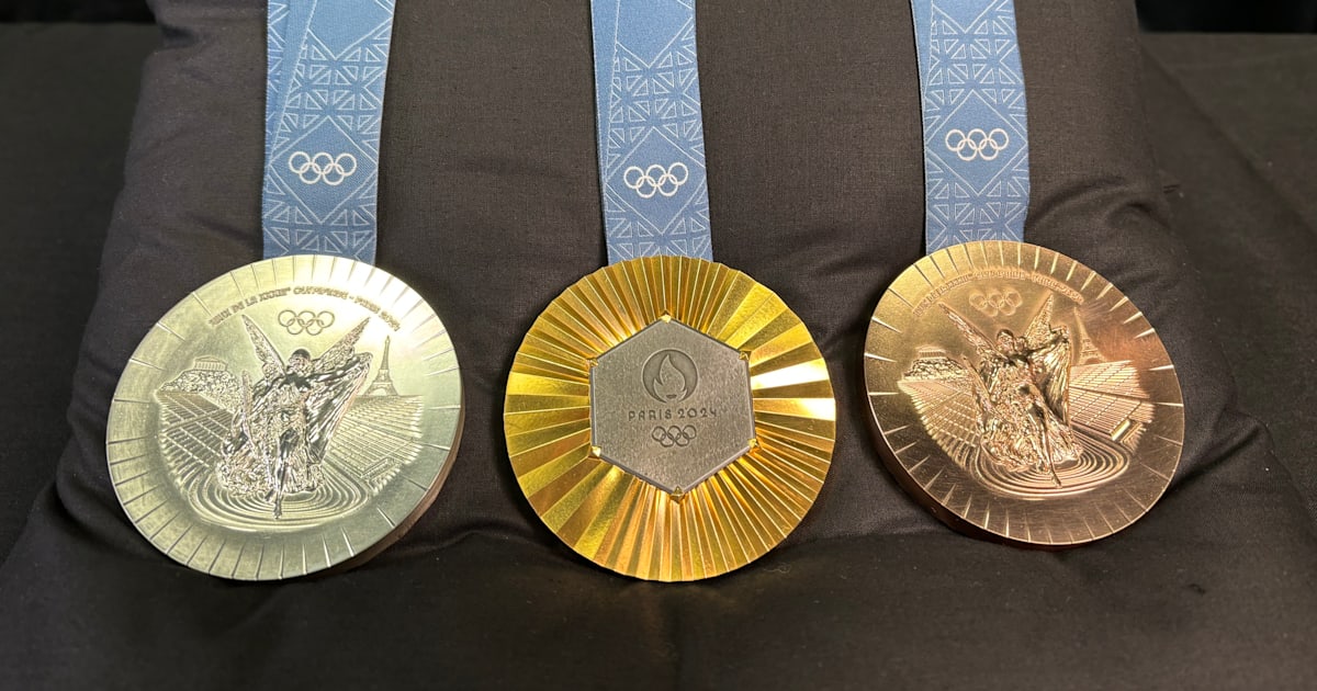 A closer look at the Paris 2024 medals