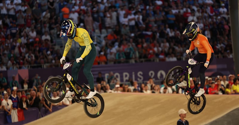 Men's Semifinals Run 1 | Cycling BMX Racing | Olympic Games Paris 2024
