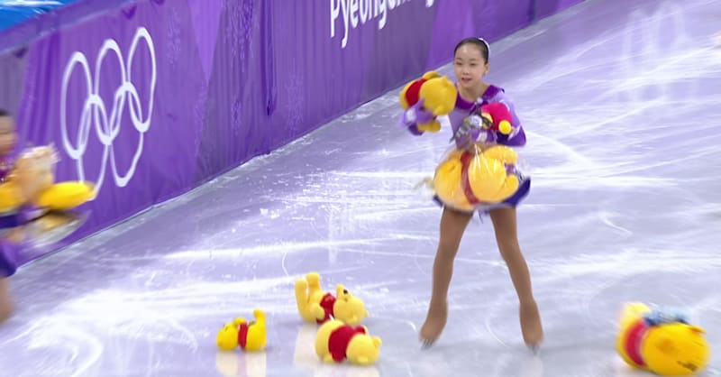 羽生結弦とプーさんの雨