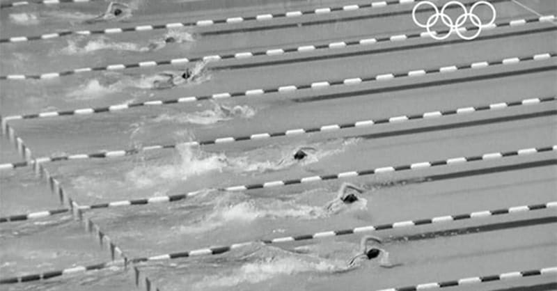 メイヤーの記録- 女子400m競泳自由形 | メキシコ1968リプレイ