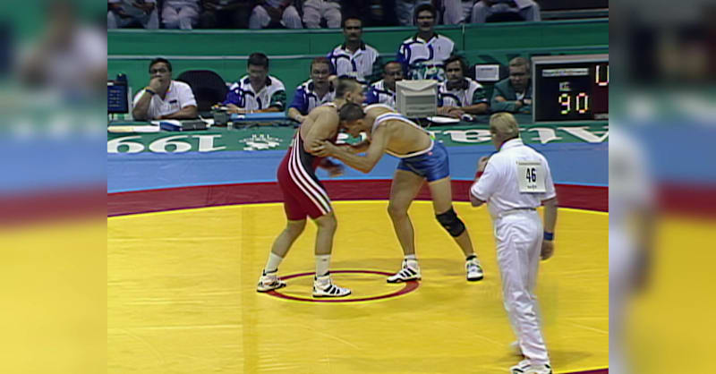 Fahrudin Hodžić vs Vyacheslav Oleynyk men's -90kg wrestling at