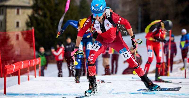 What to watch for in a ski mountaineering sprint race