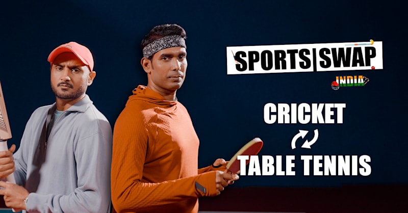 Cricket vs Table Tennis with Harbhajan Singh and Sharath Kamal