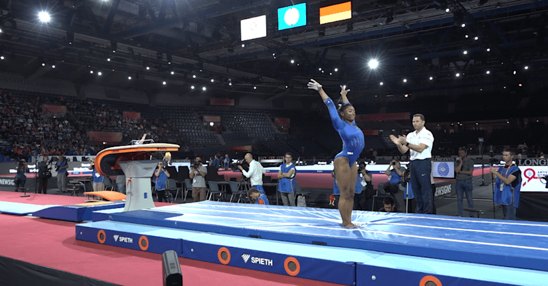 WATCH: Team USA On Vault In Podium Training