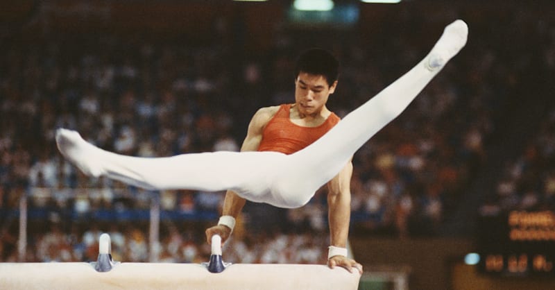 1984年洛杉矶奥运会 - 李宁斩获六块体操奖牌