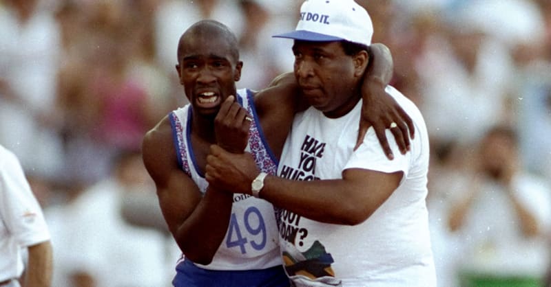Derek Redmond S Inspirational Race Barcelona 1992