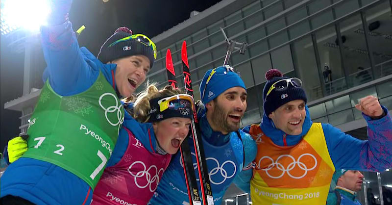 Mixed Relay Biathlon PyeongChang 2018 Highlights