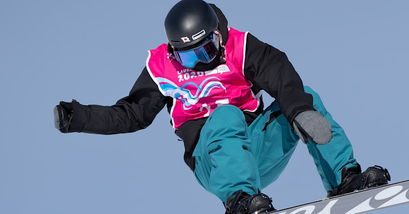 Japan's snowboarder celebrate one-two finish in men's halfpipe