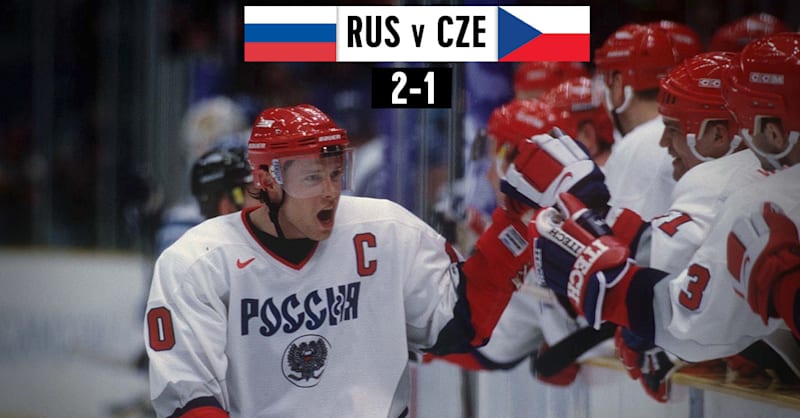 RUS vs CZE、アイスホッケー男子（グループD）| 長野1998リプレイ