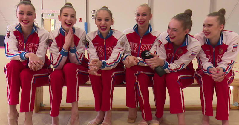 ボルトやフェルプスから刺激を受けたロシアの新体操選手たち