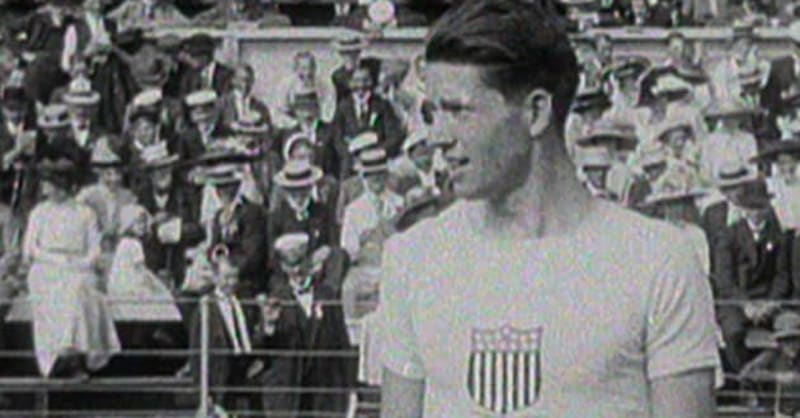 Fred Kelly Wins Gold in 110m Hurdles - Athletics | Stockholm 1912 ...