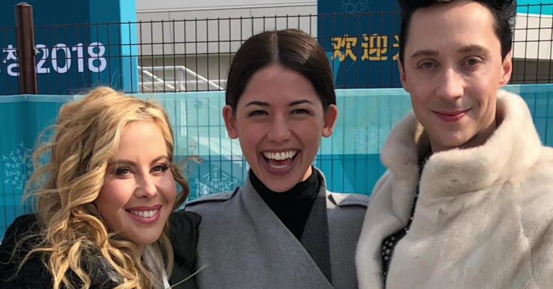 Figure skating superfan Molly Yeh interviews Tara Lipinski and Johnny Weir