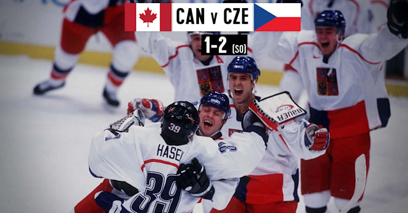 CAN vs CZE、アイスホッケー男子準決勝 | 長野1998リプレイ