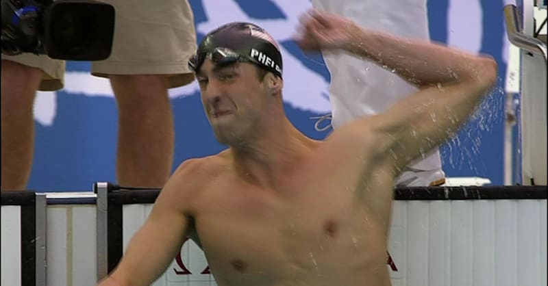 18岁的迈克尔·菲尔普斯