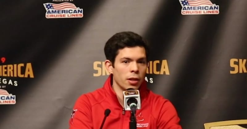 Keegan Messing on tough decision to compete at Skate America