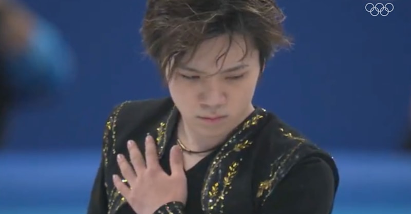 宇野昌磨が力強いフリースケーティングでオリンピック銅メダルを獲得