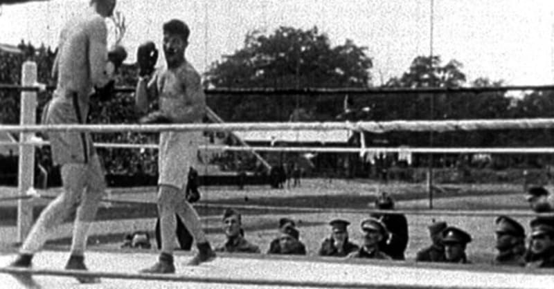 Herscovitch boxes at the Antwerp 1920 Olympic Games