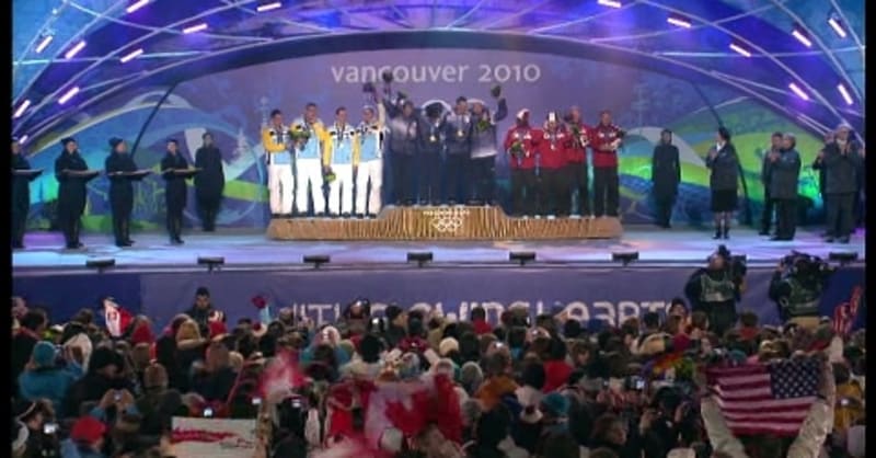 Entrega de medallas de bobsleigh a cuatro - Bobsleigh | Vancouver 2010