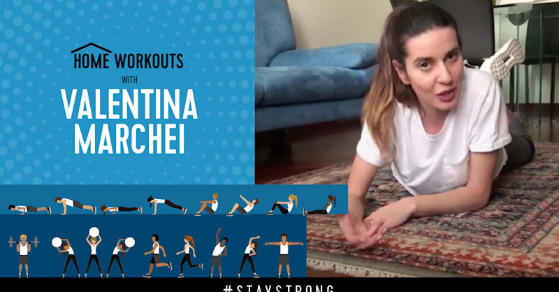 Home Workout with Valentina Marchei - Fully body workout for a figure skater