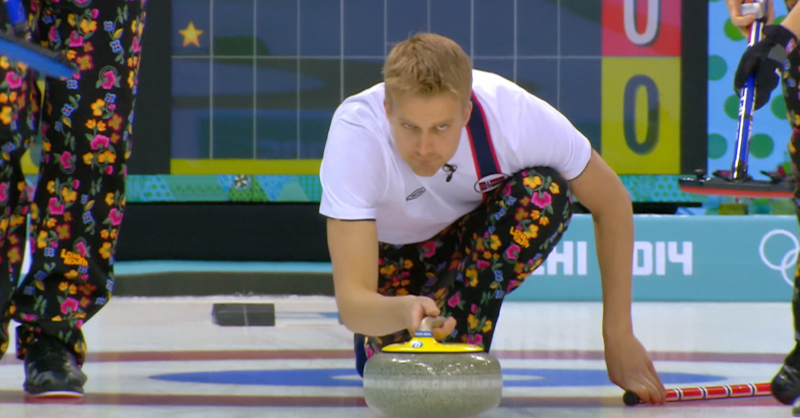 Norwegian Curling Team Famous for Fancy Pants