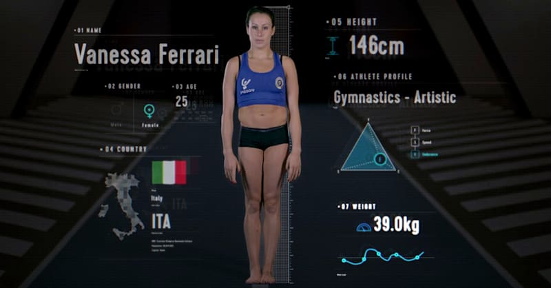 Anatomy of a Gymnast: Is Vanessa Ferrari the most flexible athlete?